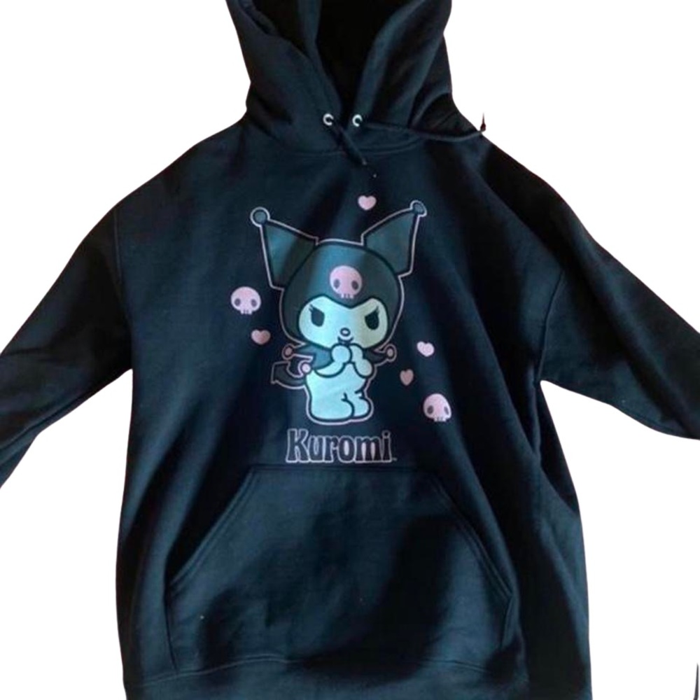 Kuromi Sanrio Black Hoodie - Gem